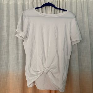 Plain white t-shirt